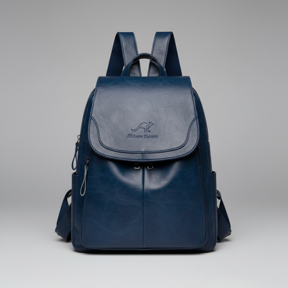 Vintage Leather Backpack | Stylish Travel Backpack for Women