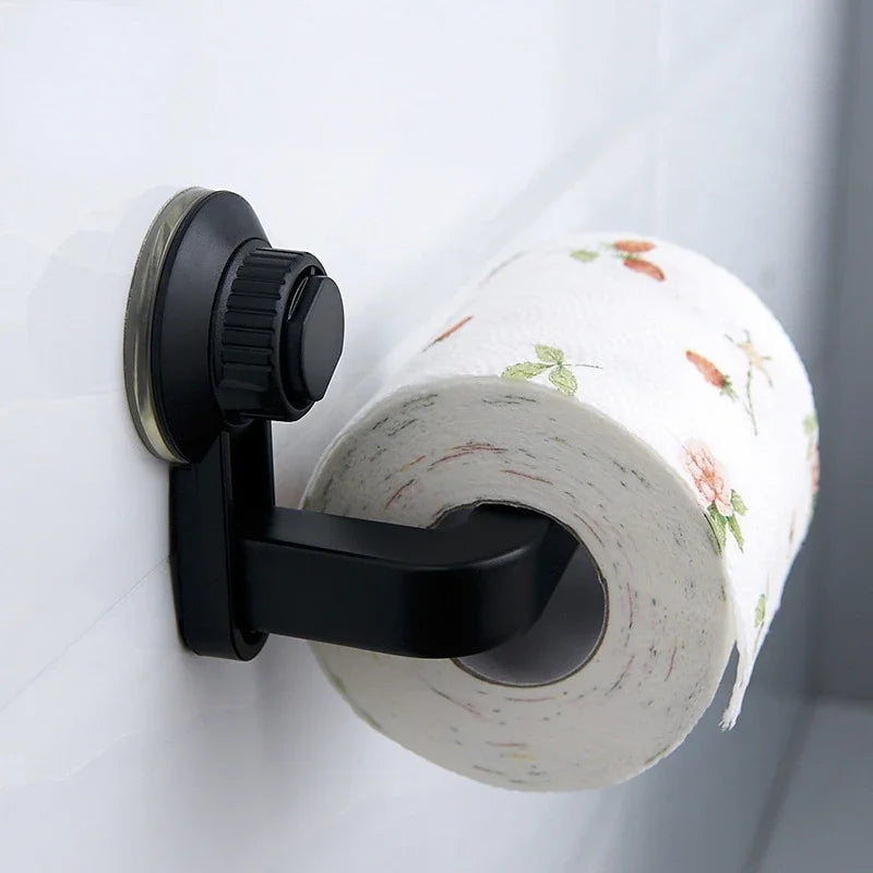 Suction Cup Toilet Paper Holder for Drill-Free Mounting