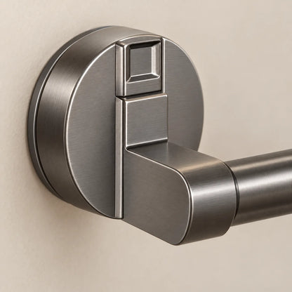Suction Cup Towel Bar with Double Bar Design and Drill Free Mounting