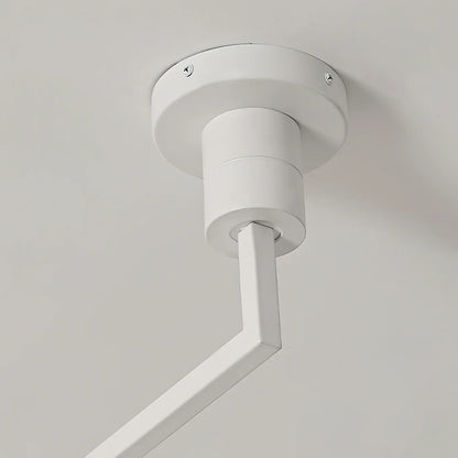 Swing Arm Pendant Light Wood Metal Industrial Design | Zylaris