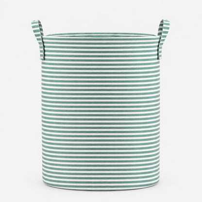 Tall Foldable Fabric Laundry Basket with Carry Handles