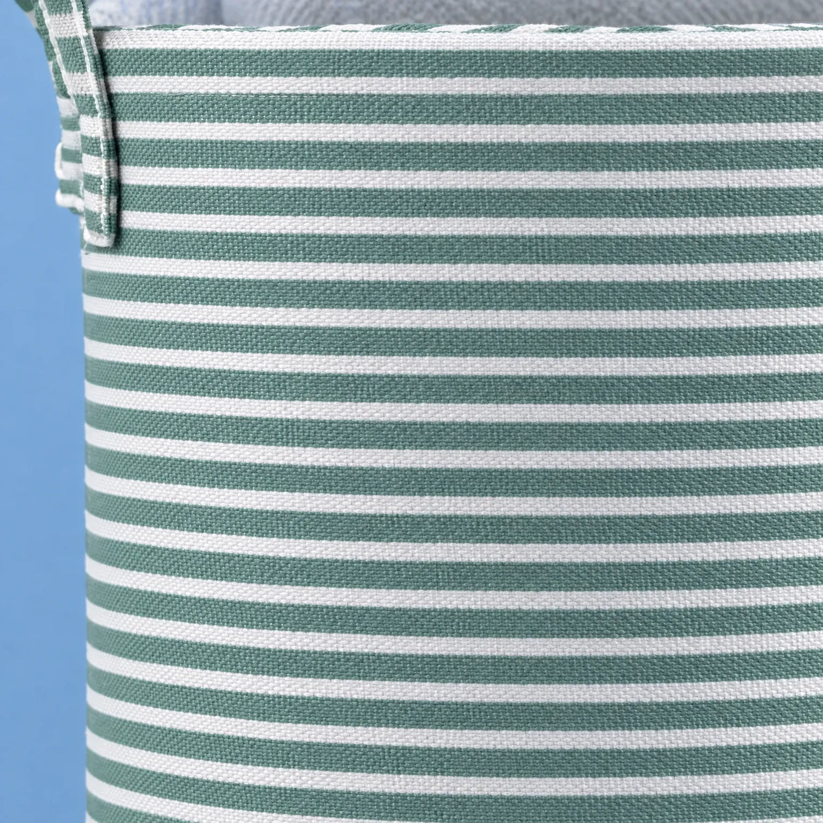 Tall Foldable Fabric Laundry Basket with Carry Handles