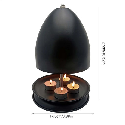 Tea Light Candle Heater – Metal Dome Tabletop Heater