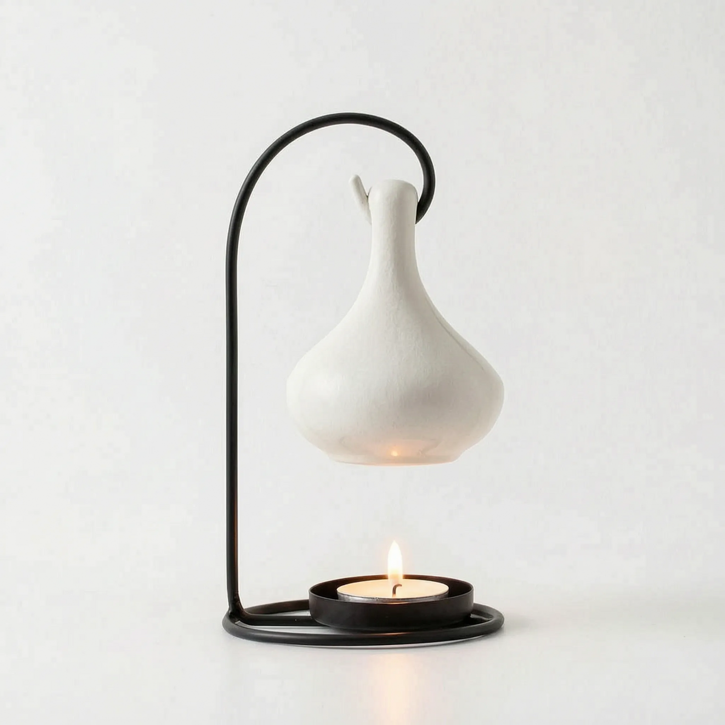 Tealight Essential Oil Burner with Hanging Ceramic Bowl