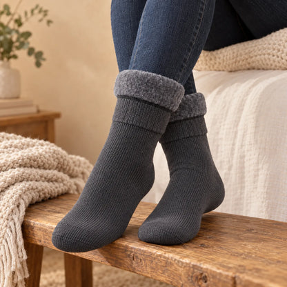 Thick Brushed Inner Winter Socks