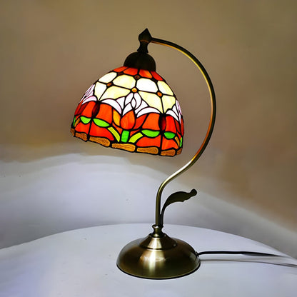 Tiffany Glass Dome Table Lamp Classic Style | Xelvoro