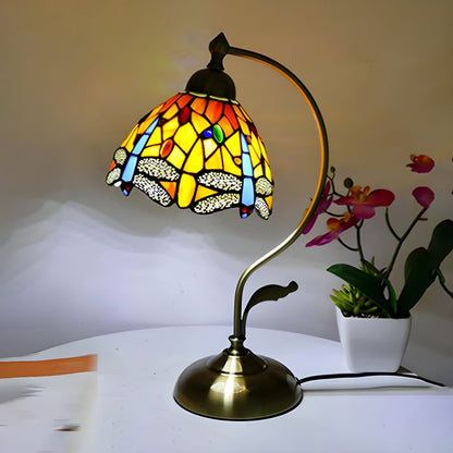 Tiffany Glass Dome Table Lamp Classic Style | Xelvoro