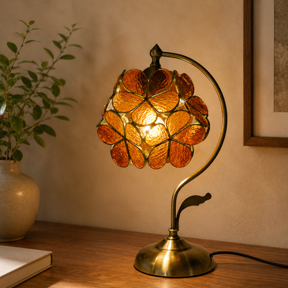 Tiffany Glass Dome Table Lamp Classic Style | Xelvoro
