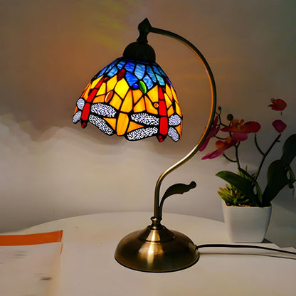 Tiffany Glass Dome Table Lamp Classic Style | Xelvoro