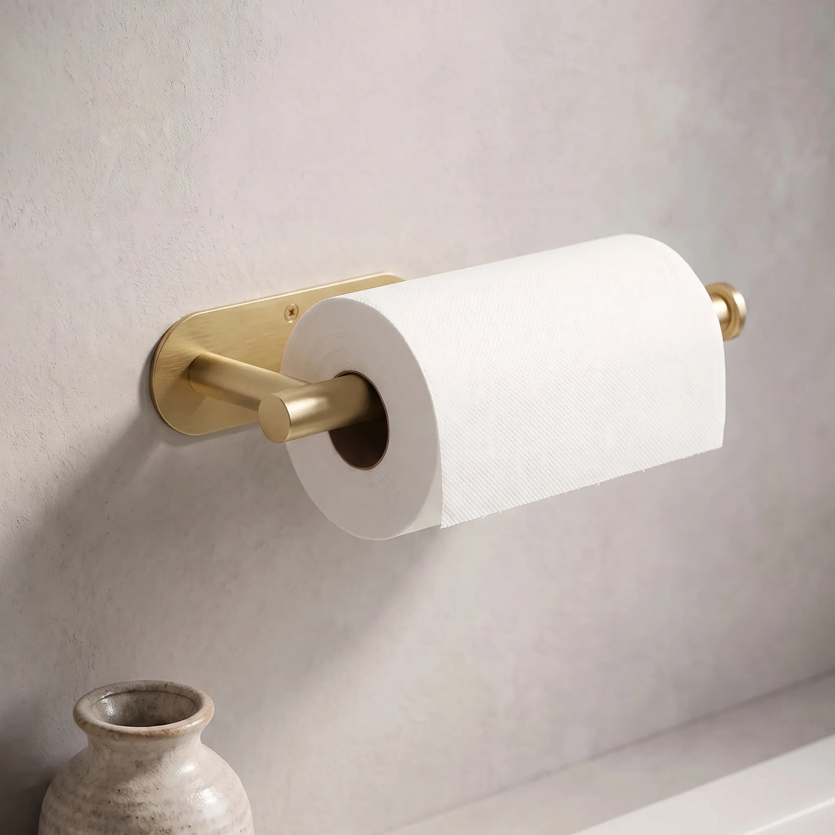 Toilet Paper Holder Wall Mounted Self Adhesive
