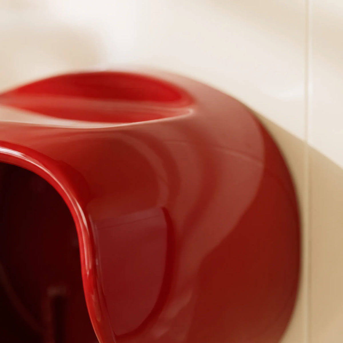Toilet Paper Holder with Curved Hood and Top Shelf