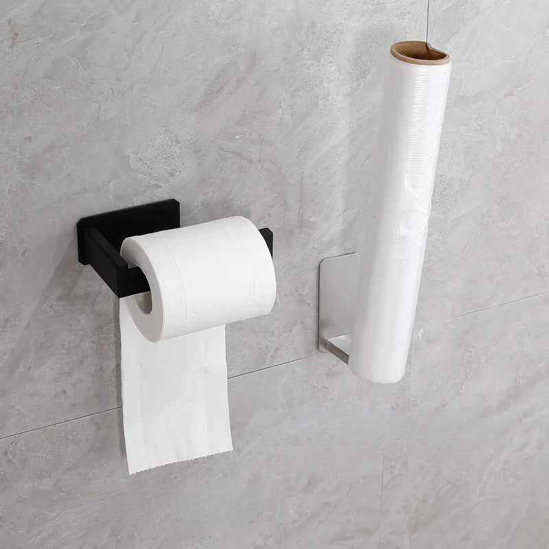 Toilet Paper Holder with Modern Covered Design