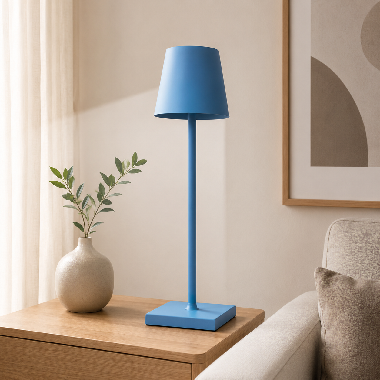 Touch Control Metal Table Lamp Modern Design | Zurevia