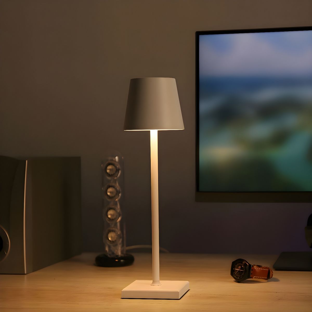 Touch Control Metal Table Lamp Modern Design | Zurevia
