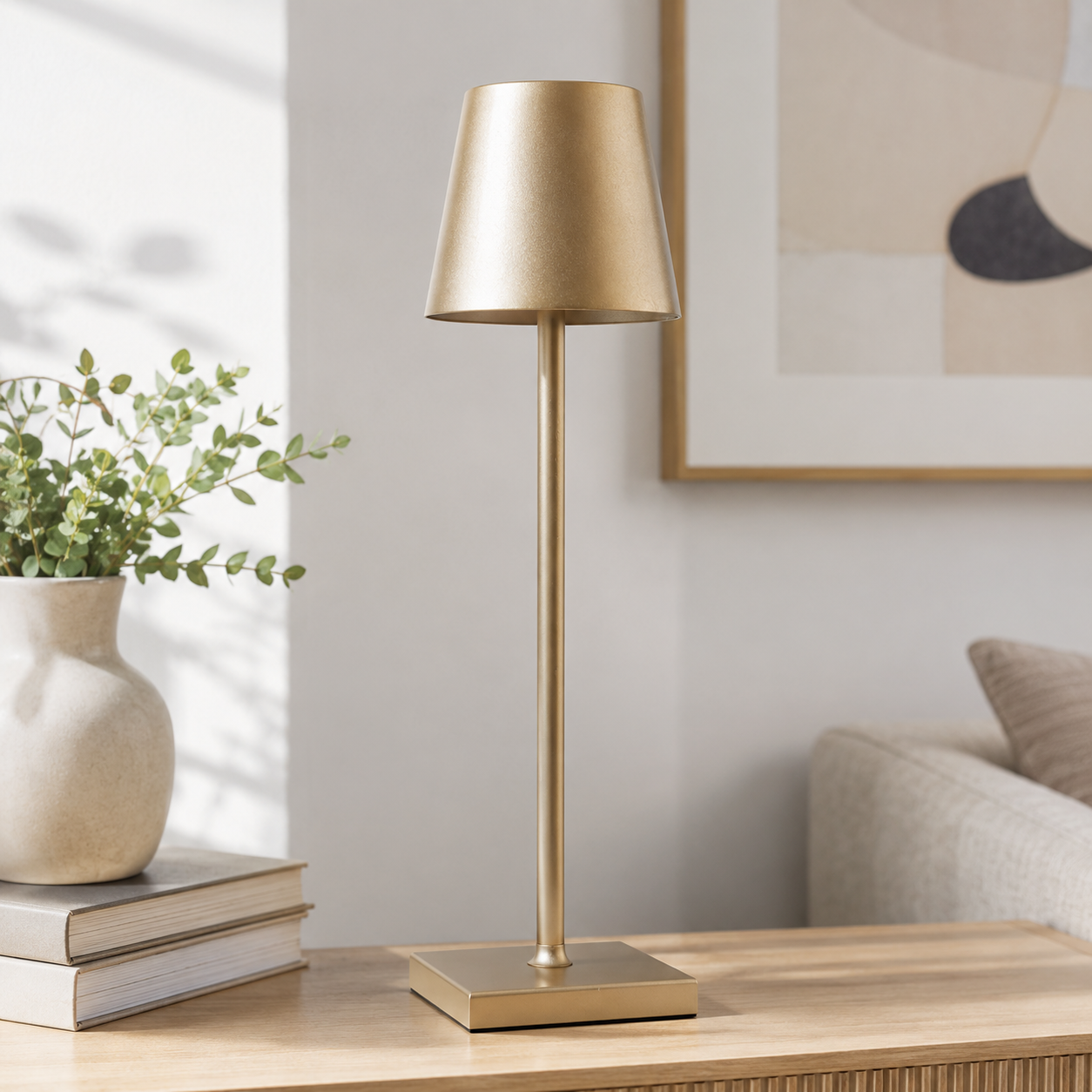 Touch Control Metal Table Lamp Modern Design | Zurevia