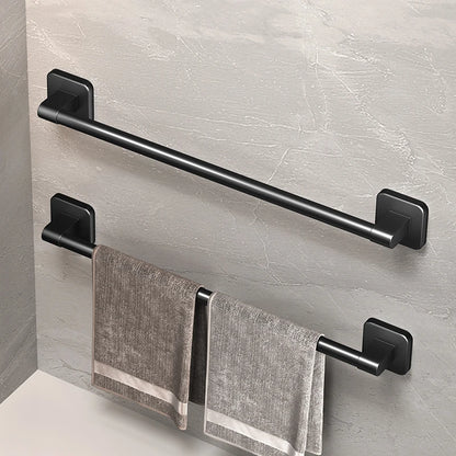 Towel Bar with Self Adhesive Mount for Drill Free Bathroom Installation