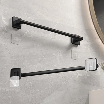 Towel Bar with Self Adhesive Mount for Drill Free Bathroom Installation