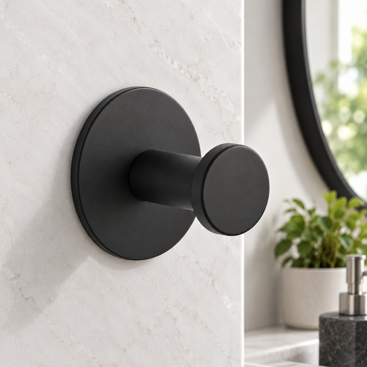 Towel Hooks with Self Adhesive Stainless Steel Drill Free Wall Mounts