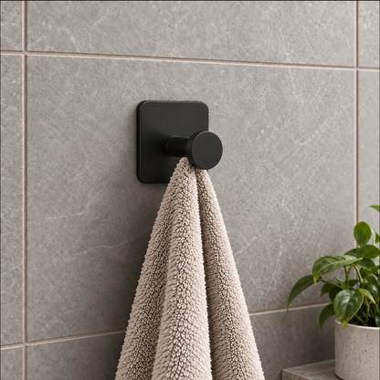 Towel Hooks with Self Adhesive Stainless Steel Drill Free Wall MountsT