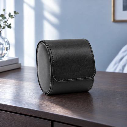 Travel Watch Roll with Soft Interior and Snap Button Closure