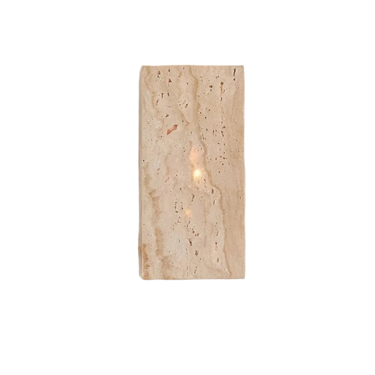Travertine Stone Minimalist Outdoor Wall Light | Travora
