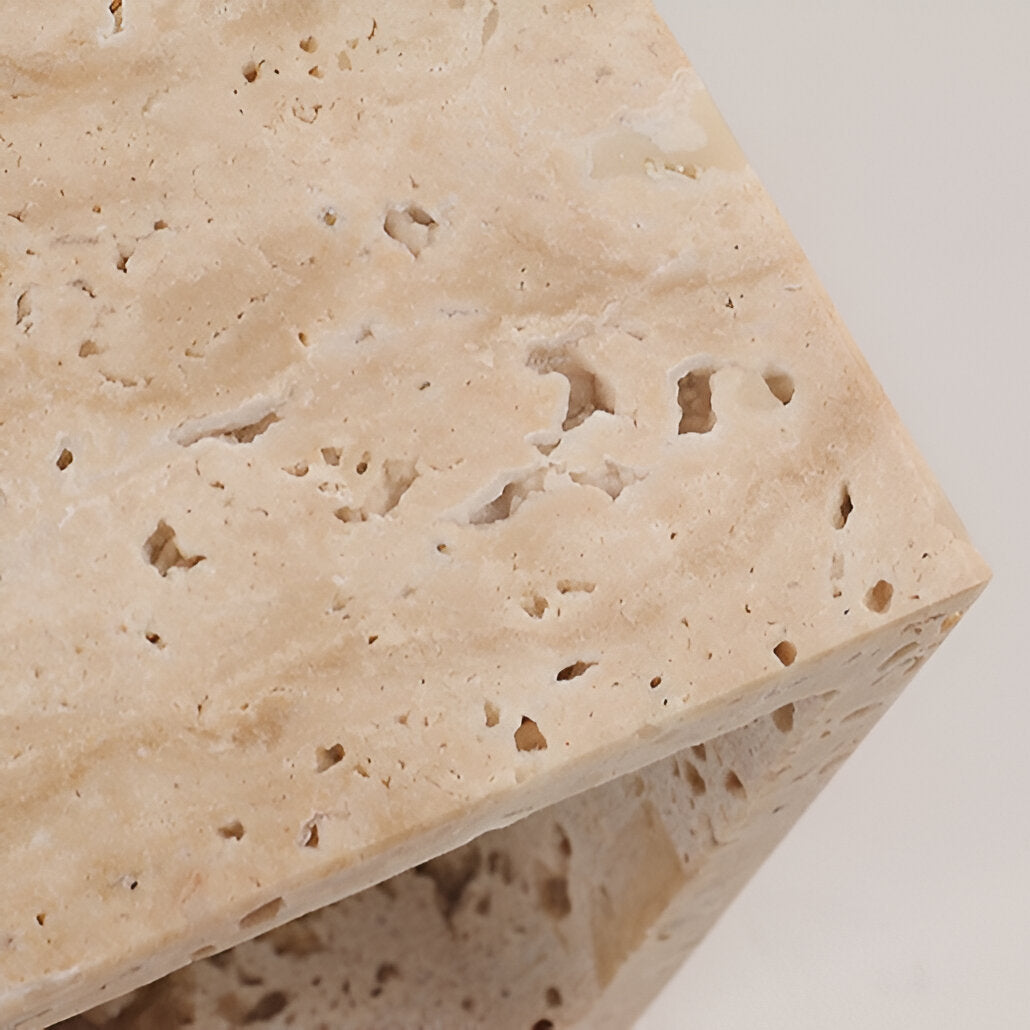 Travertine Stone Minimalist Outdoor Wall Light | Travora