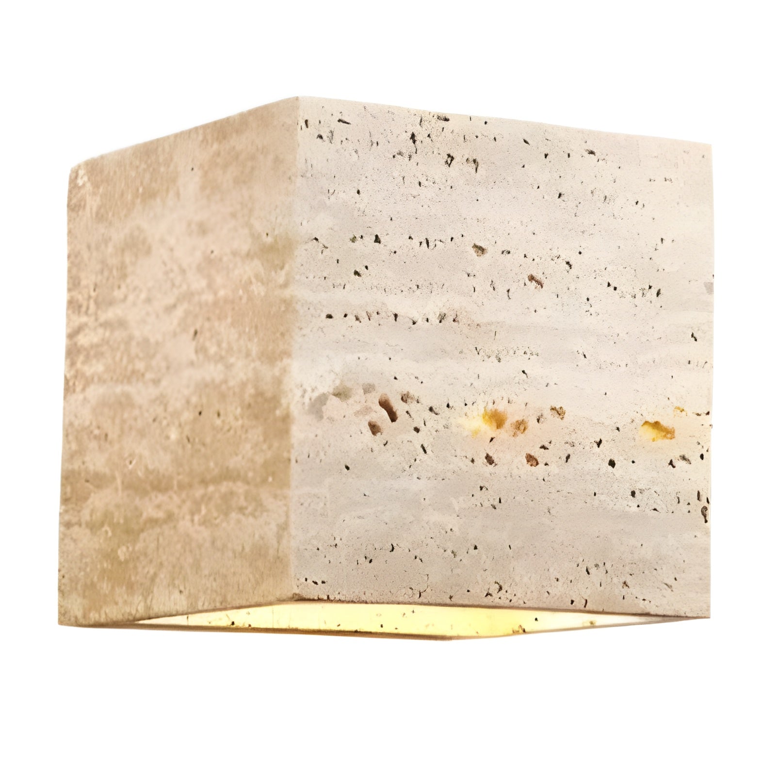 Travertine Stone Minimalist Outdoor Wall Light | Travora
