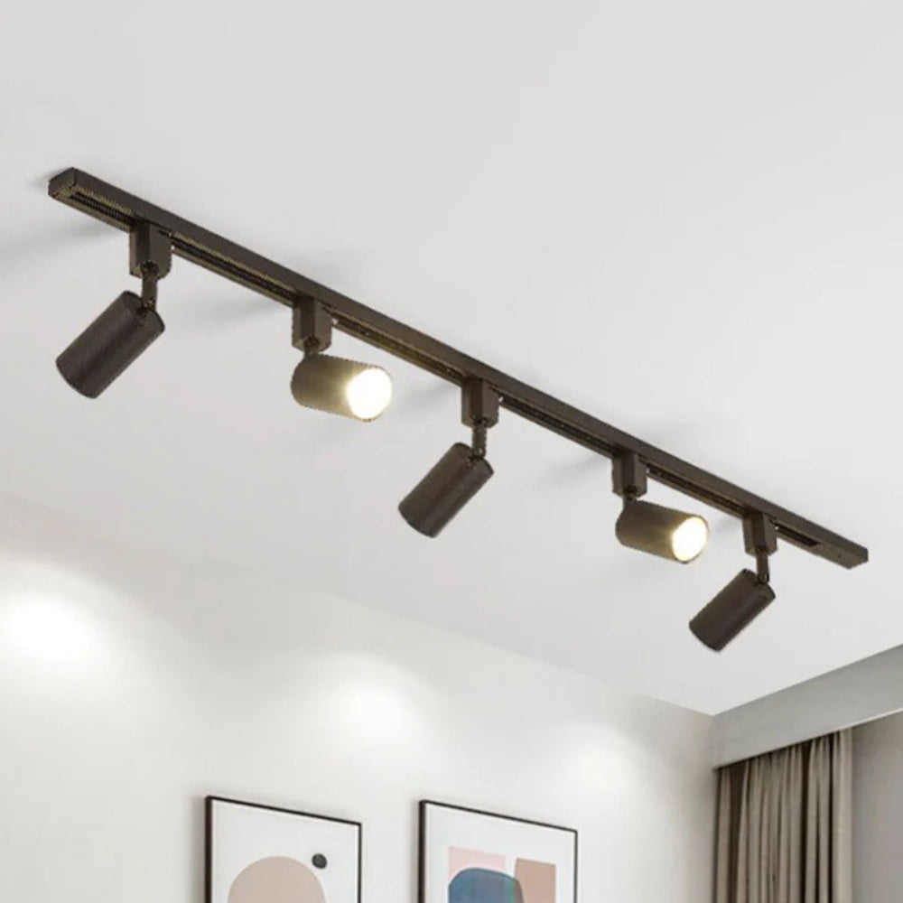 Tubular LED Semi Flush Nordic Ceiling Light | Nordivo