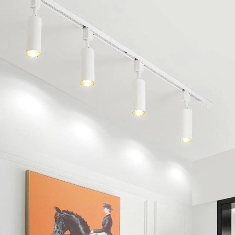 Tubular LED Semi Flush Nordic Ceiling Light | Nordivo
