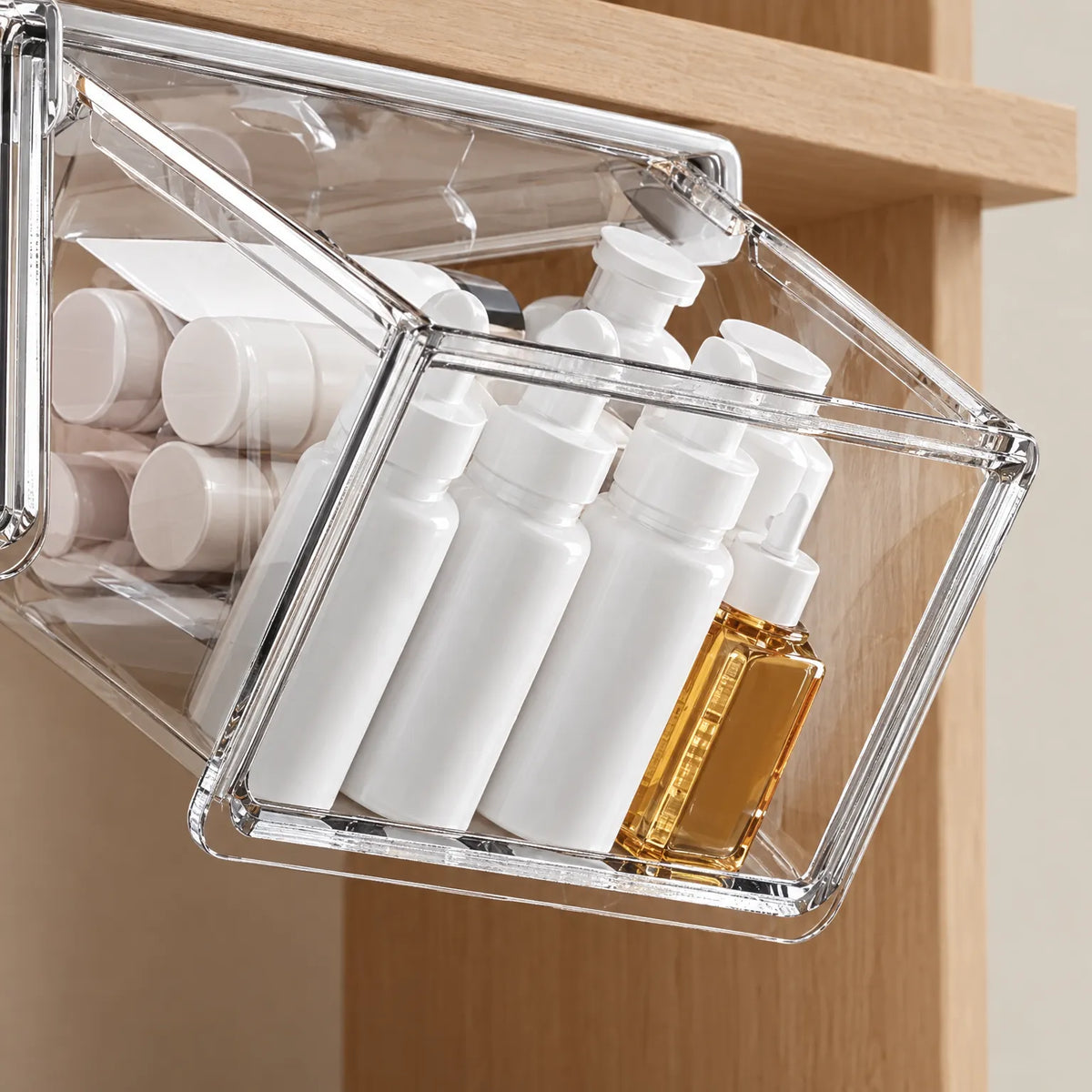 Under Cabinet Makeup Storage Drawer