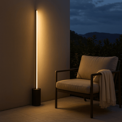 Vertical Stainless Steel LED Lawn Light Outdoor | Lamibra