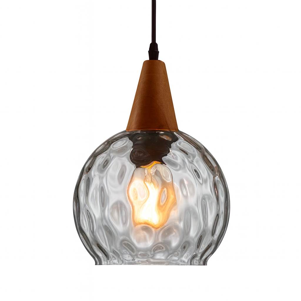 Vintage Glass Shade Pendant Light for Indoor Spaces | Aurevok