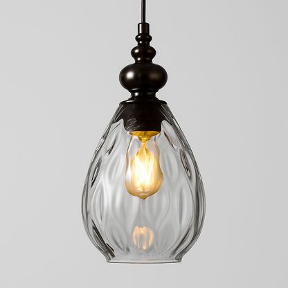 Vintage Glass Shade Pendant Light for Indoor Spaces | Aurevok