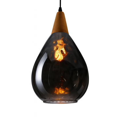 Vintage Glass Shade Pendant Light for Indoor Spaces | Aurevok