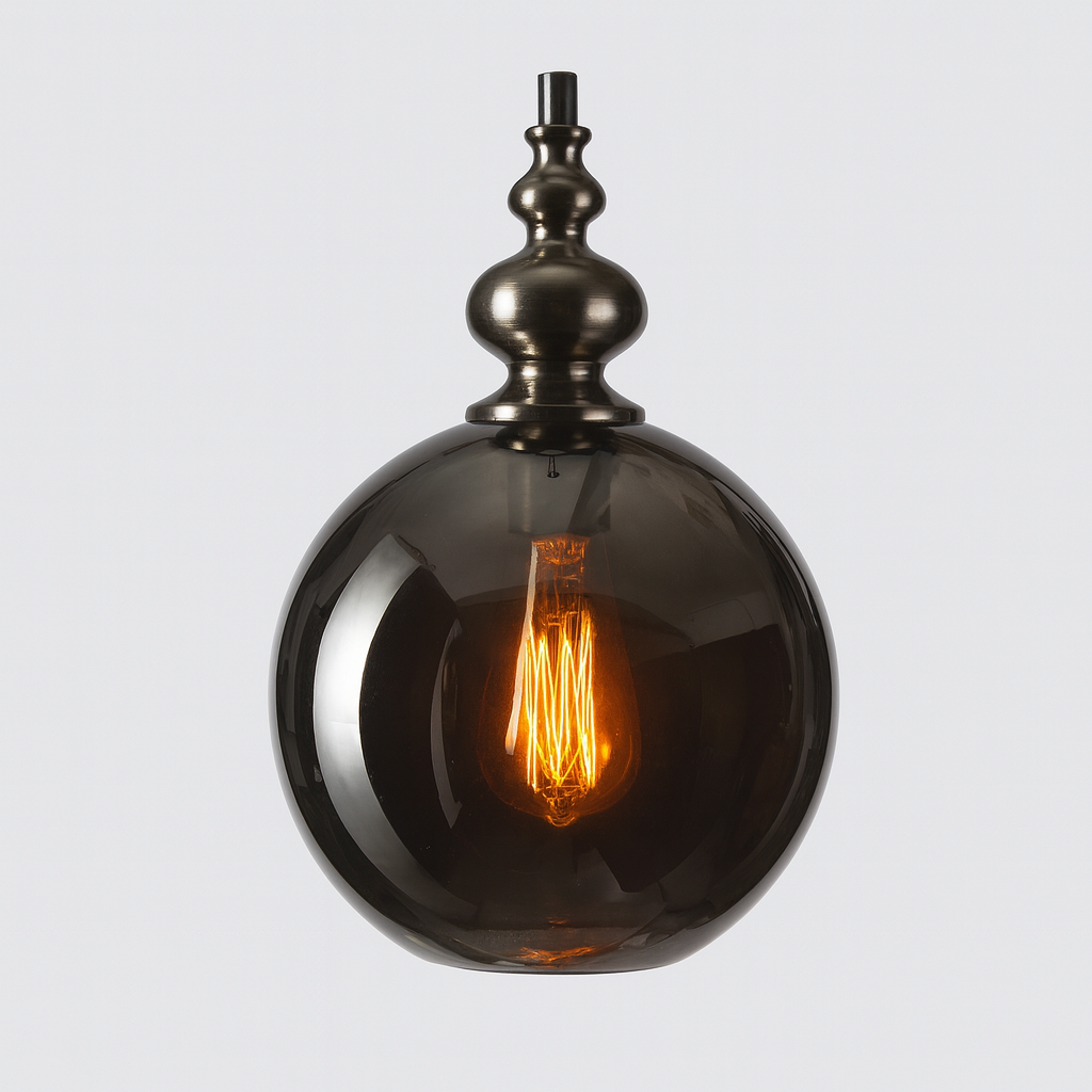 Vintage Glass Shade Pendant Light for Indoor Spaces | Aurevok