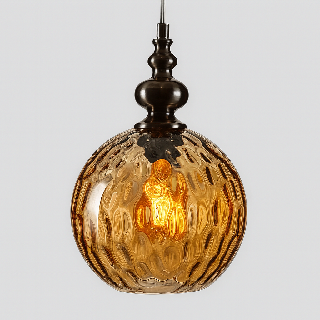 Vintage Glass Shade Pendant Light for Indoor Spaces | Aurevok