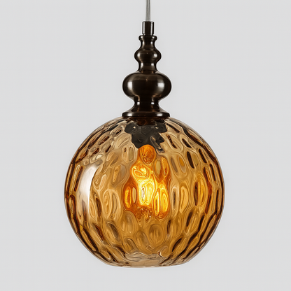 Vintage Glass Shade Pendant Light for Indoor Spaces | Aurevok