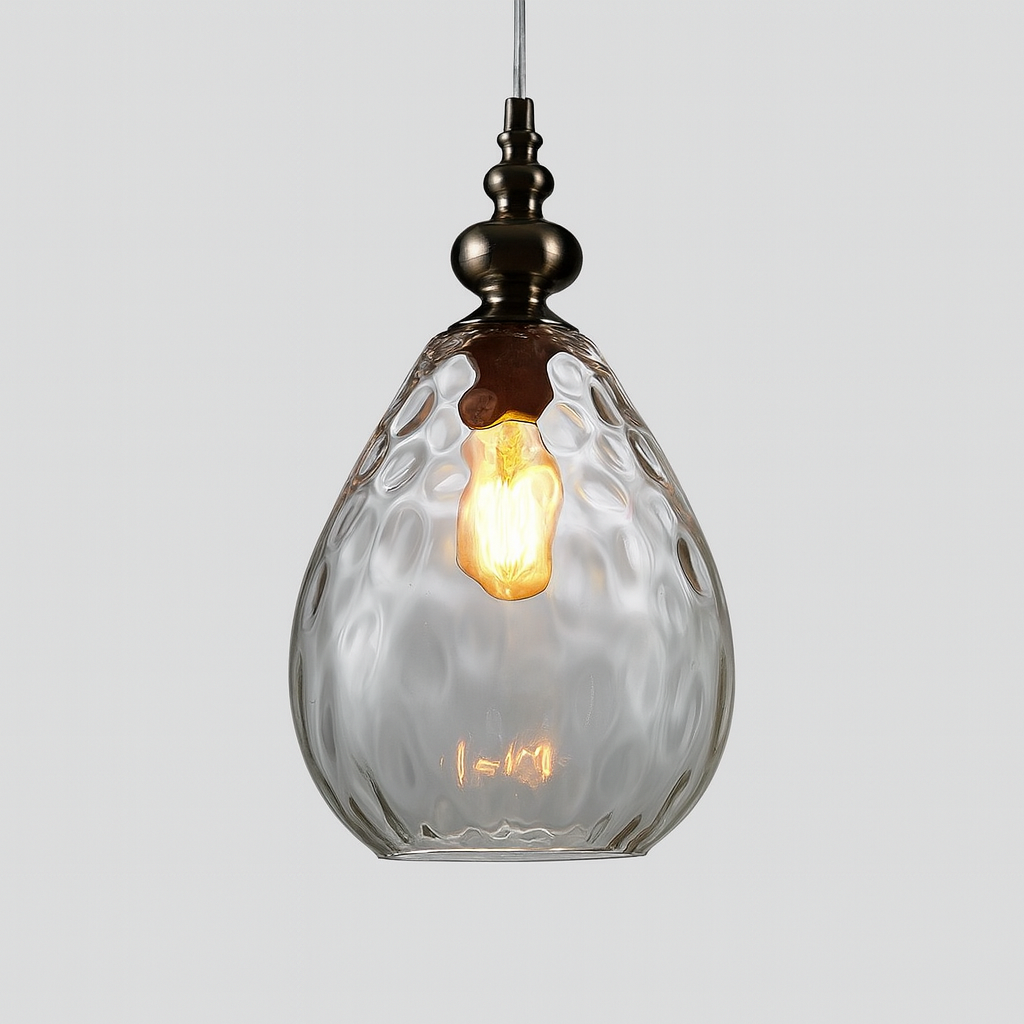 Vintage Glass Shade Pendant Light for Indoor Spaces | Aurevok