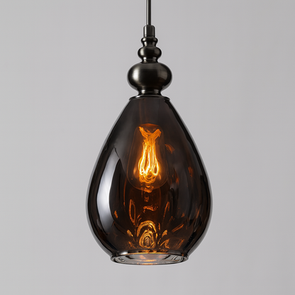 Vintage Glass Shade Pendant Light for Indoor Spaces | Aurevok