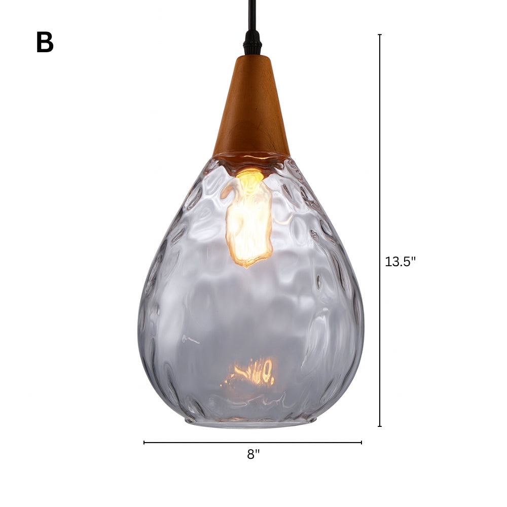 Vintage Glass Shade Pendant Light for Indoor Spaces | Aurevok