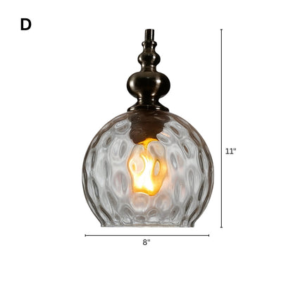 Vintage Glass Shade Pendant Light for Indoor Spaces | Aurevok