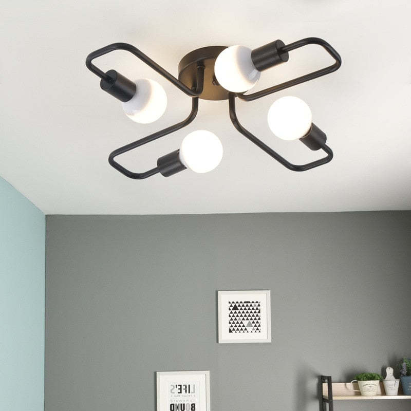 Vintage Industrial Metal Ceiling Light Fixture | Lumvado