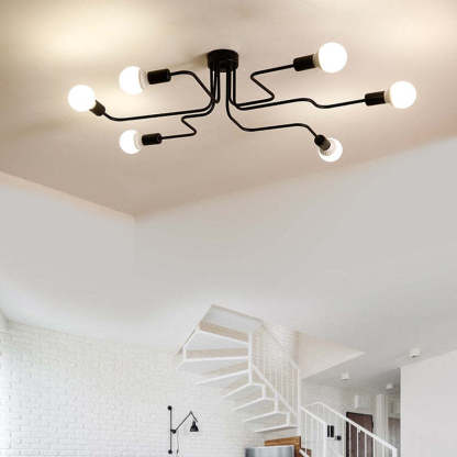 Vintage Industrial Metal Ceiling Light Fixture | Lumvado
