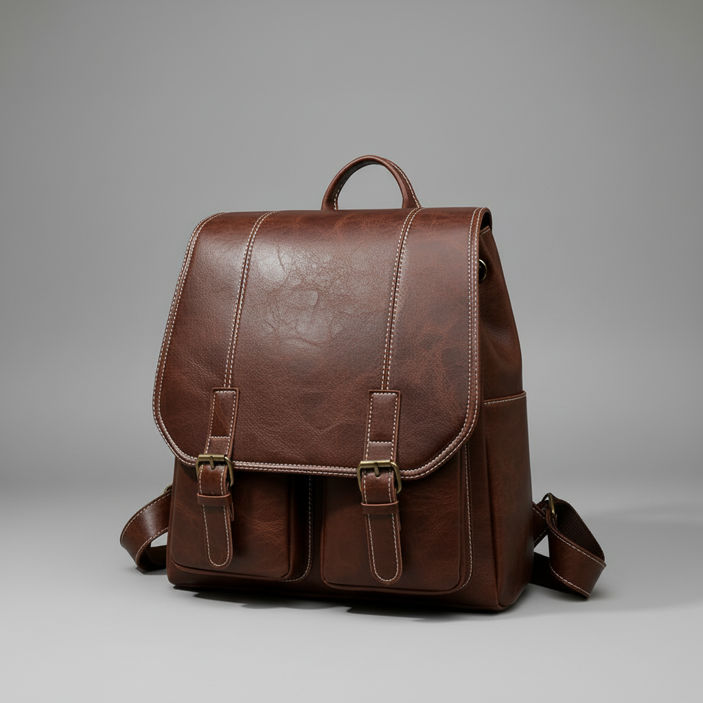 Leni Backpack | Vintage Leather Backpack for Women