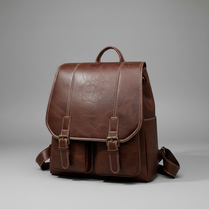 Leni Backpack | Vintage Leather Backpack for Women