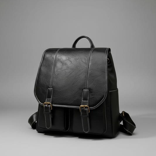 Leni Backpack | Vintage Leather Backpack for Women