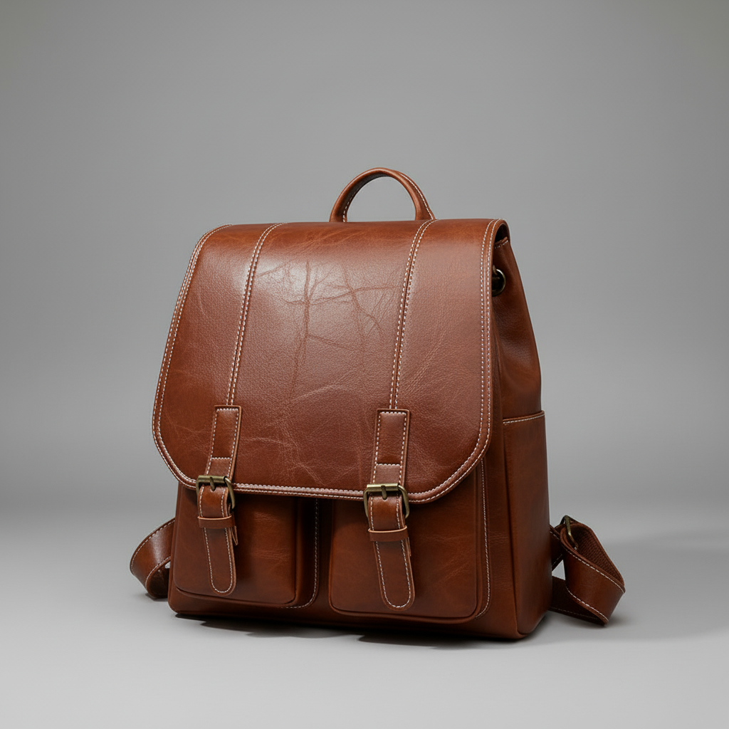 Leni Backpack | Vintage Leather Backpack for Women