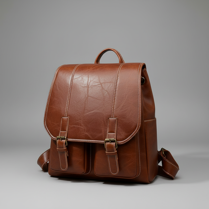 Leni Backpack | Vintage Leather Backpack for Women
