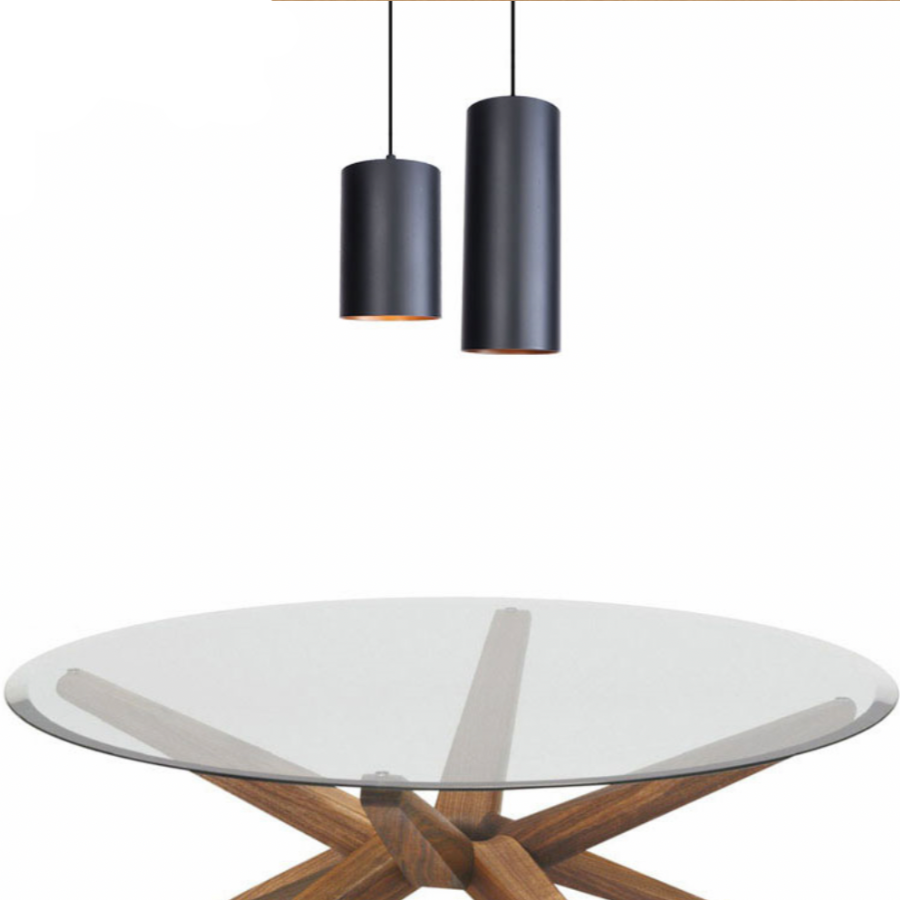 Vintage Metal Cylinder Pendant Light With E27 Socket | Qorvexa