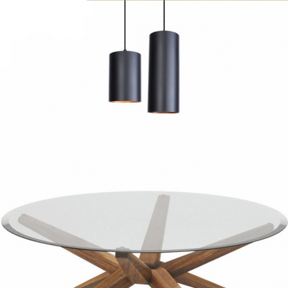 Vintage Metal Cylinder Pendant Light With E27 Socket | Qorvexa